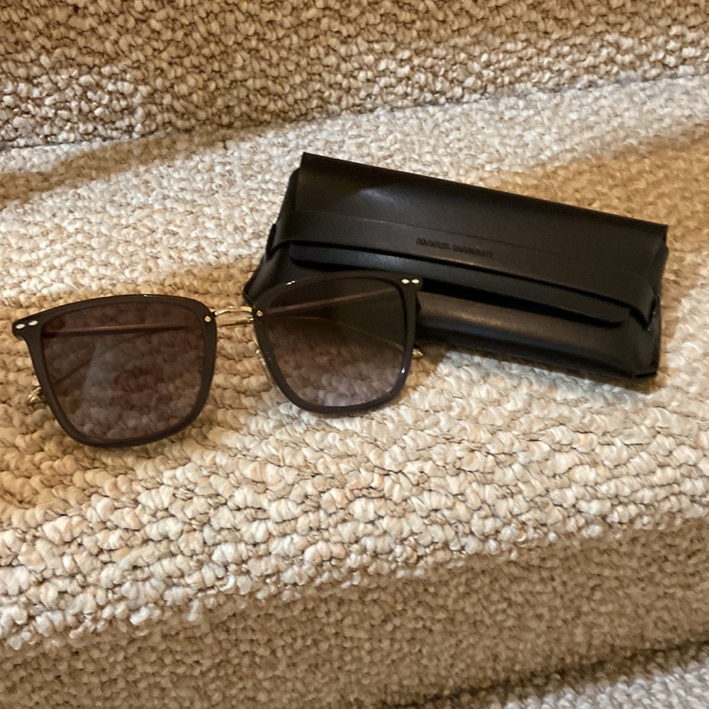 Isabel Marant Black and Gold Sunglasses - Picture 2 of 6